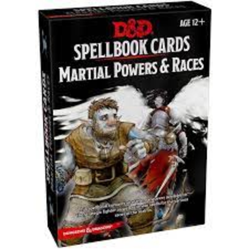 D&D Spellbook Cards: Martial Powers & Races