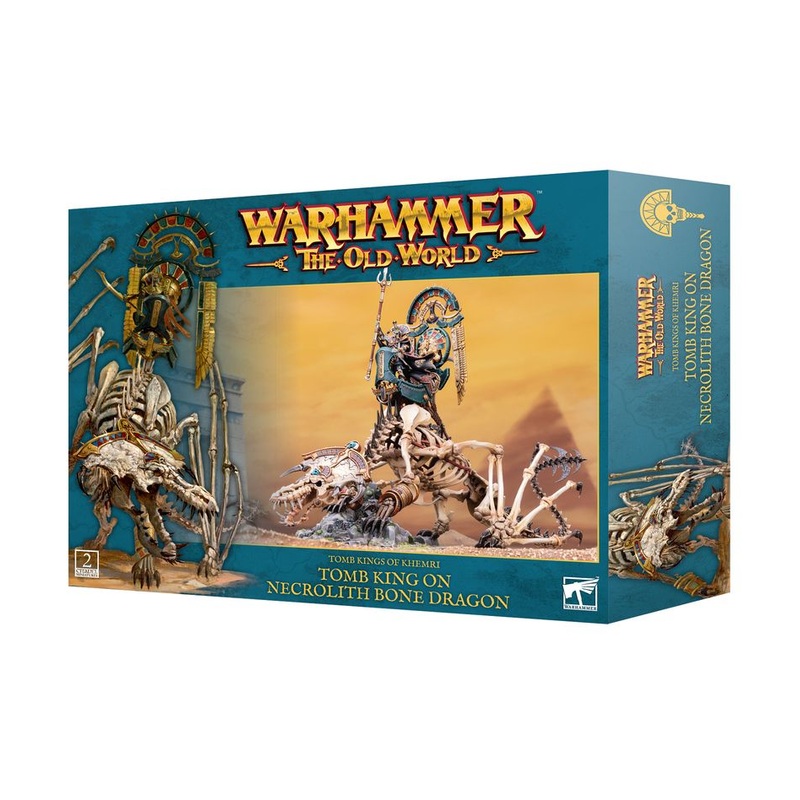 Old World: Tomb Kings - Tomb King on Necrolith Bone Dragon