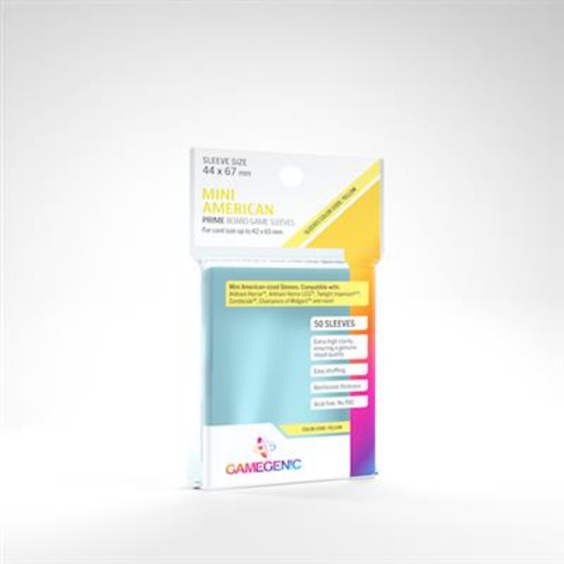 Prime Board Game Sleeves: Mini American 44x67mm (50)