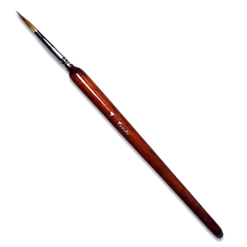 Wolf Bristle Brush: Size 7