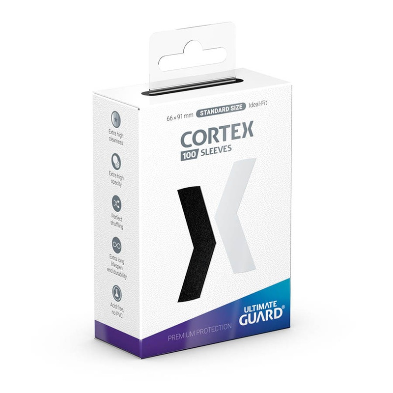 Cortex Sleeves: Standard Size Matte - Black (100)