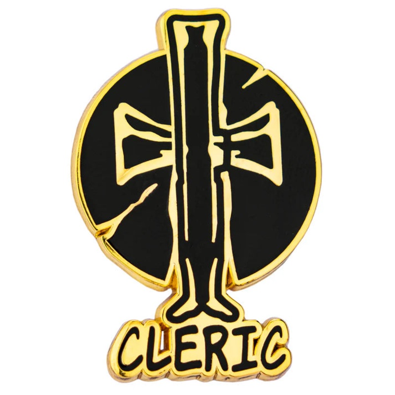 Enamel Fine Art Pin - Cleric