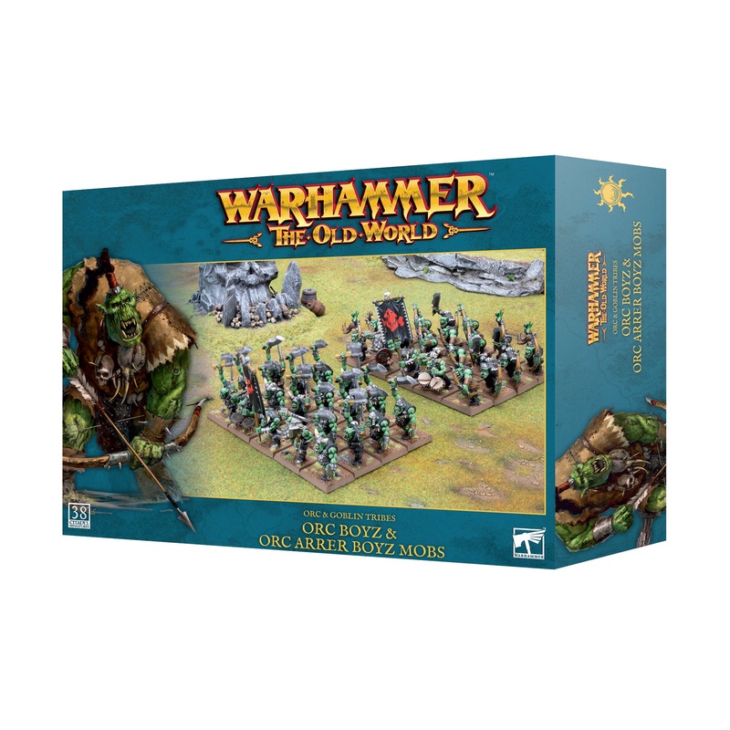 Old World: Orc & Goblin Tribes - Orc Boyz & Orc Arrer Boyz Mobs