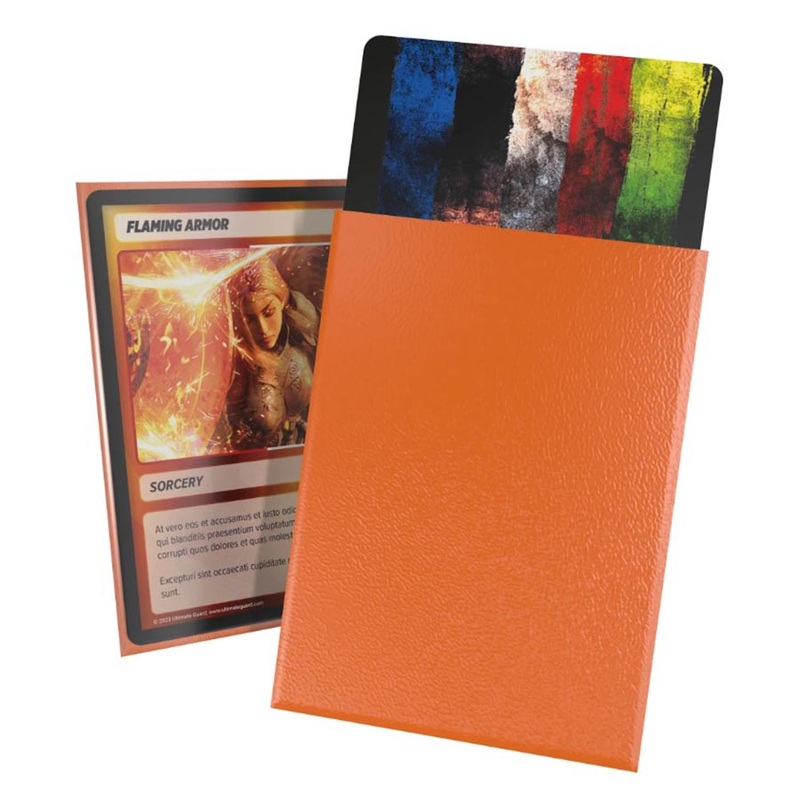 Cortex Sleeves: Standard Size Matte - Orange (100)