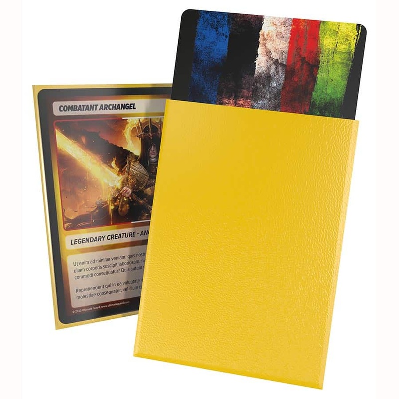 Cortex Sleeves: Standard Size Matte - Yellow (100)