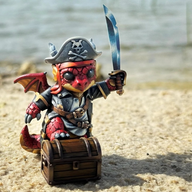 Dragon Pirate Die Holder