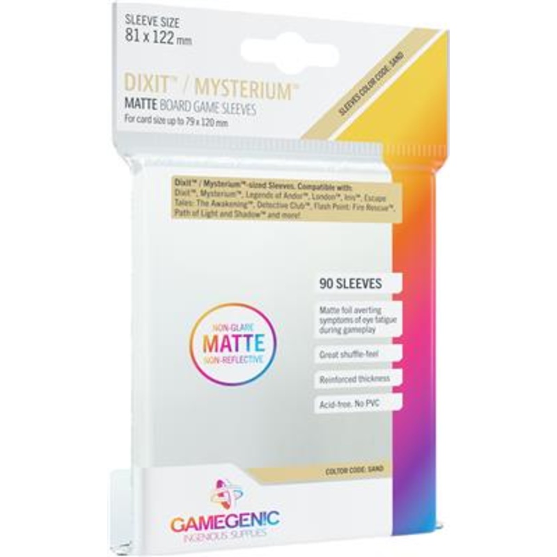 Matte Board Game Sleeves: Dixit/Mysterium 81x122mm (90)