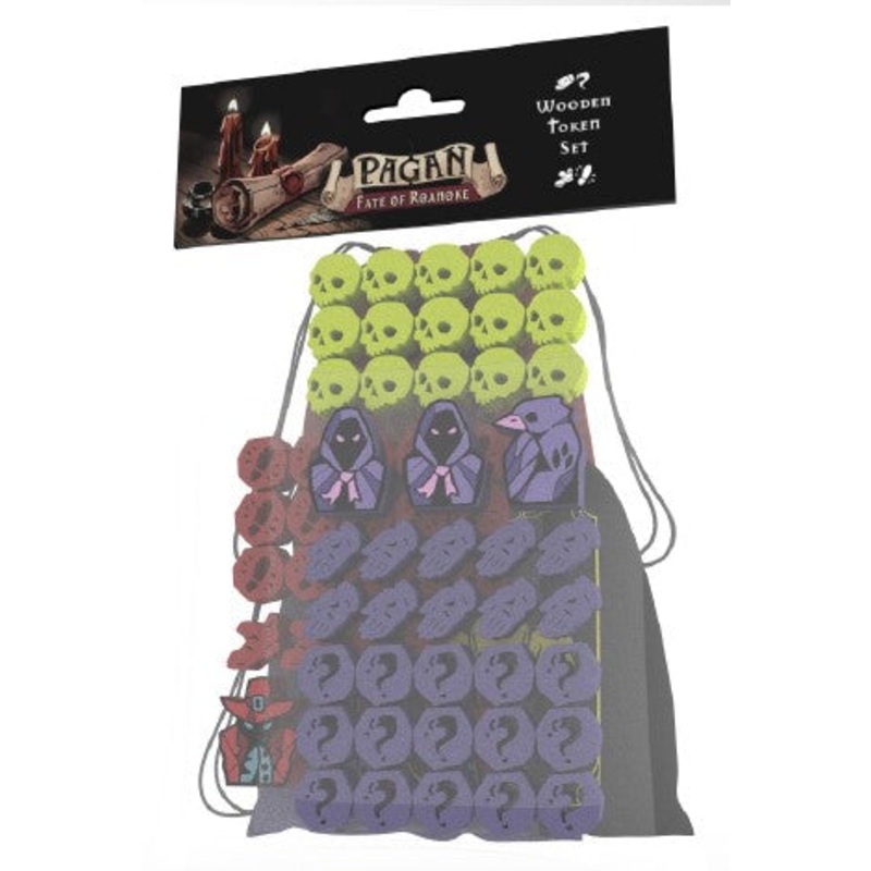 Pagan: Fate of Roanoke - Wooden Tokens