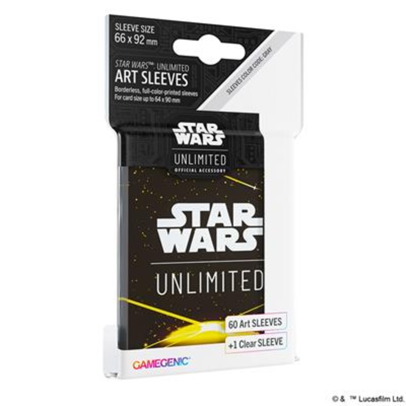 Star Wars: Unlimited - Art Sleeve black yellow