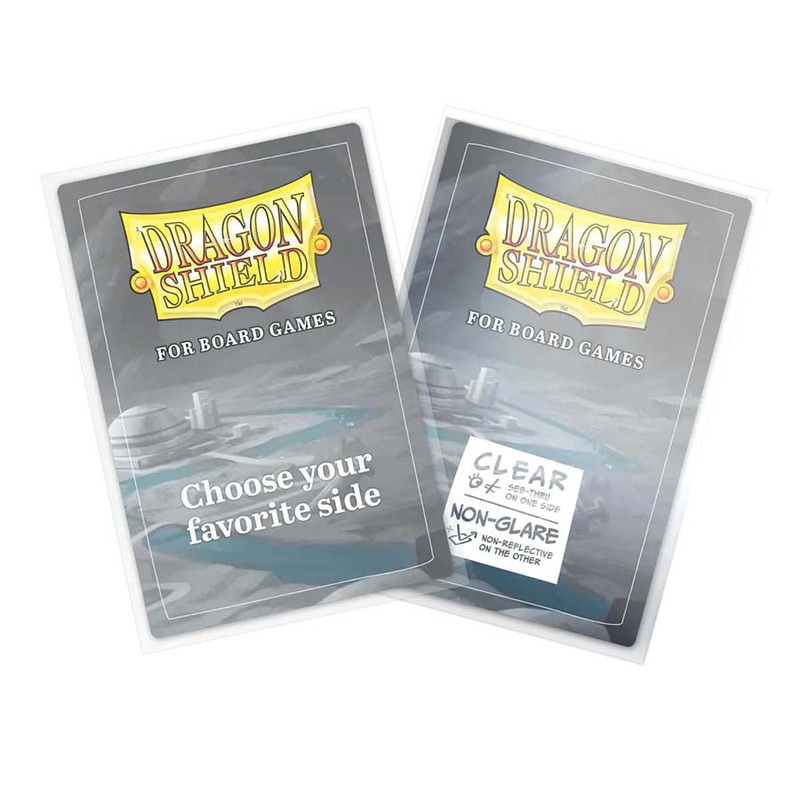 Board Game Sleeves: Clear - Oversize 80 X 120mm (100)