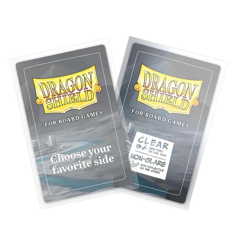 Board Game Sleeves: Clear - Standard American 57 X 89mm (100)