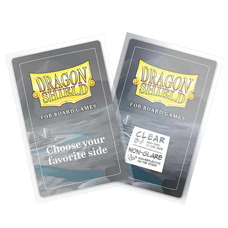 Board Game Sleeves: Clear - Standard European 59 X 92mm (100)