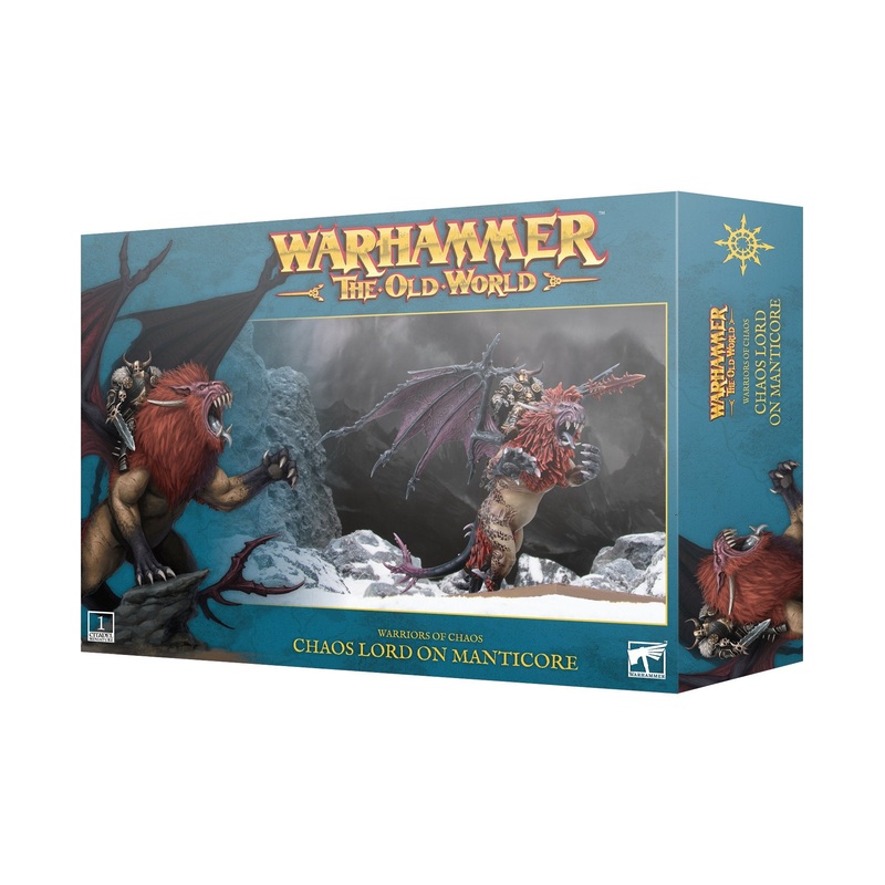 Old World: Warriors of Chaos - Chaos Lord on Manticore