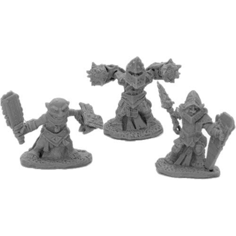 Bones Black: Bloodstone Gnome Warriors (3)