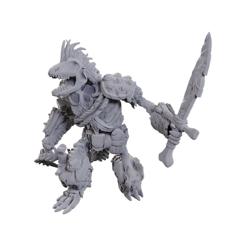 D&D Mini (W23): Lizardfolk Skeleton