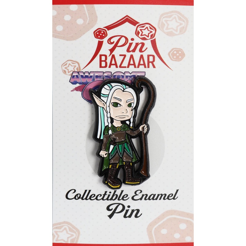 Enamel Pin: Disapproving Elf