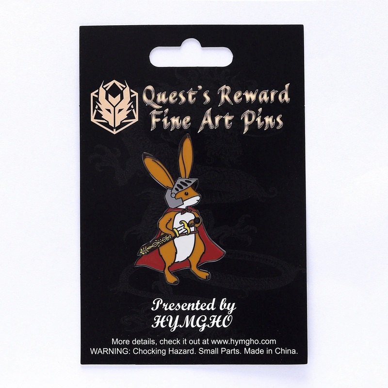Enamel Pin: Hare Knight