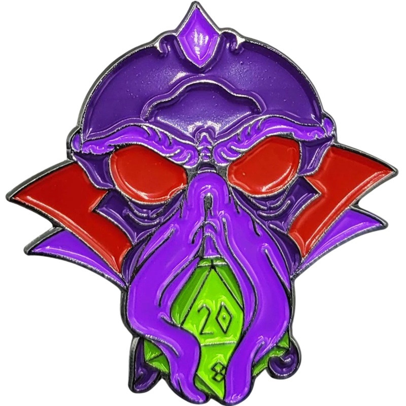 Enamel Pin: Mind Flayer D20