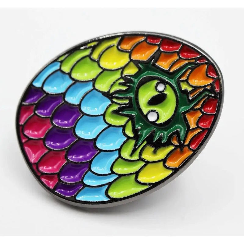 Enamel Pin: Purple Mini Dragon Egg