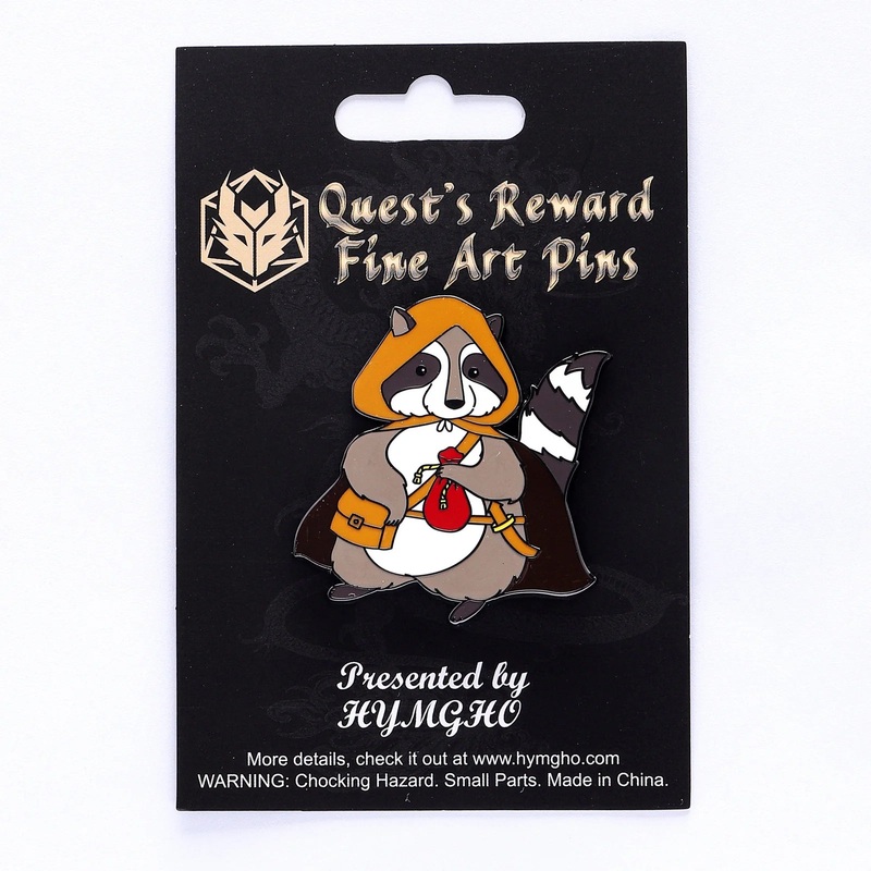 Enamel Pin: Raccoon Rogue