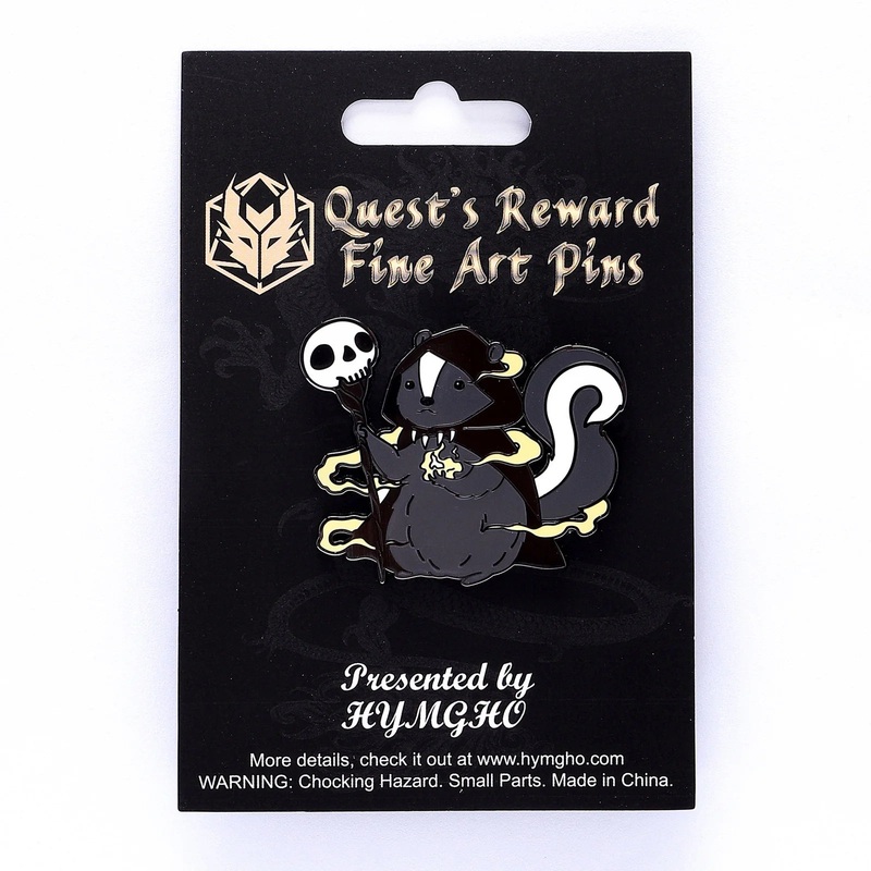 Enamel Pin: Skunk Warlock