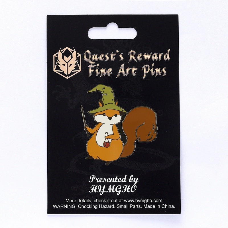 Enamel Pin: Squirrel Sorcerer
