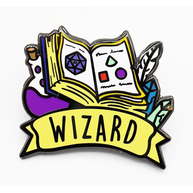 Enamel Pin: Wizard Class Banner