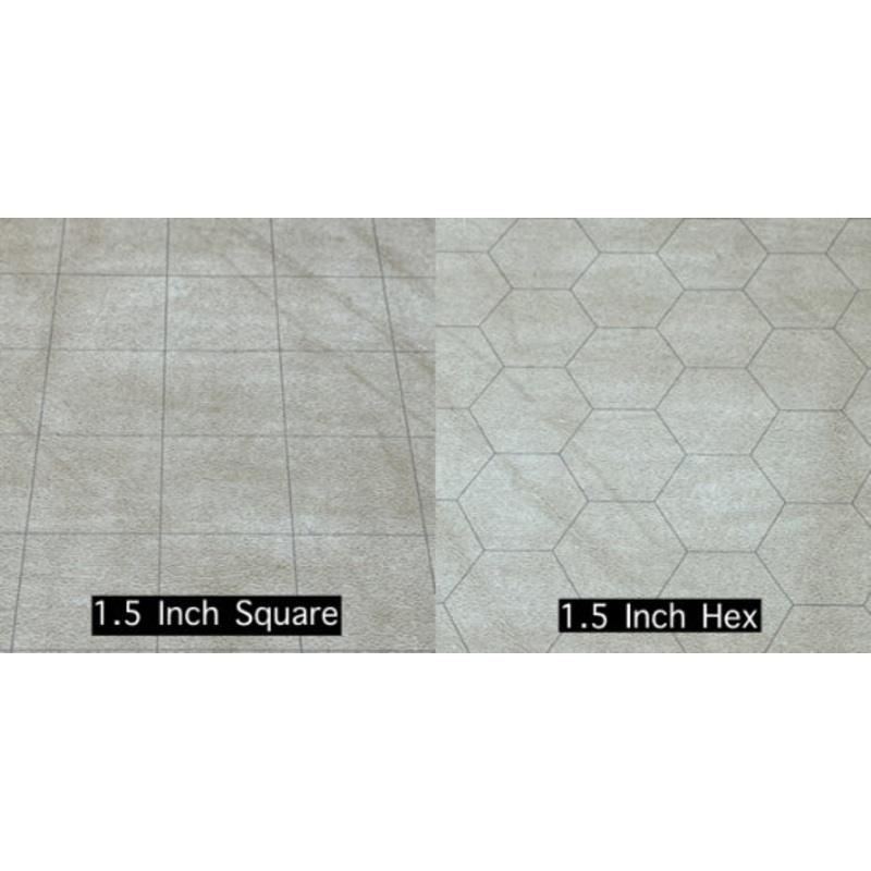 Reversible Megamat 1 Squares & 1 Hexes