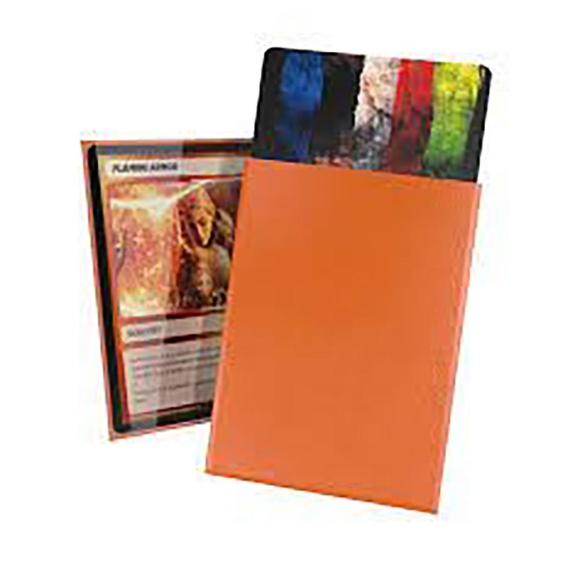 Cortex Sleeves: Standard Size Glossy - Orange (100)
