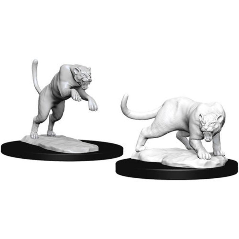 D&D Mini (W06): Panther and Leopard