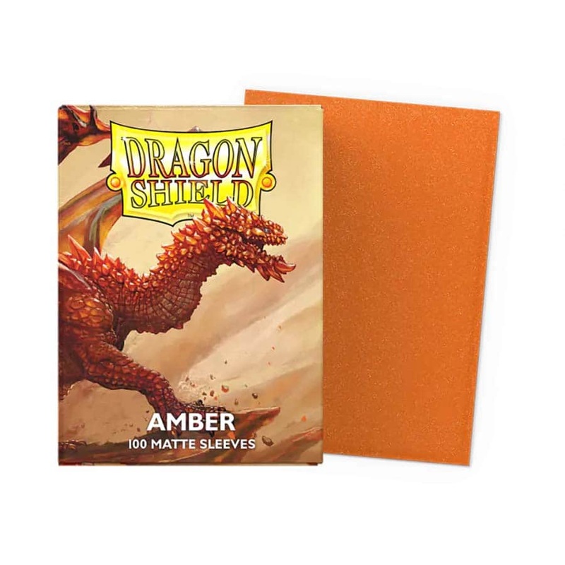 Dragon Shield Matte Sleeves: Amber (100)