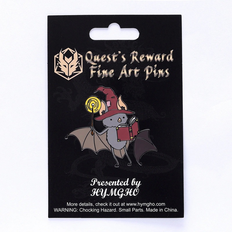 Enamel Pin: Bat Wizard