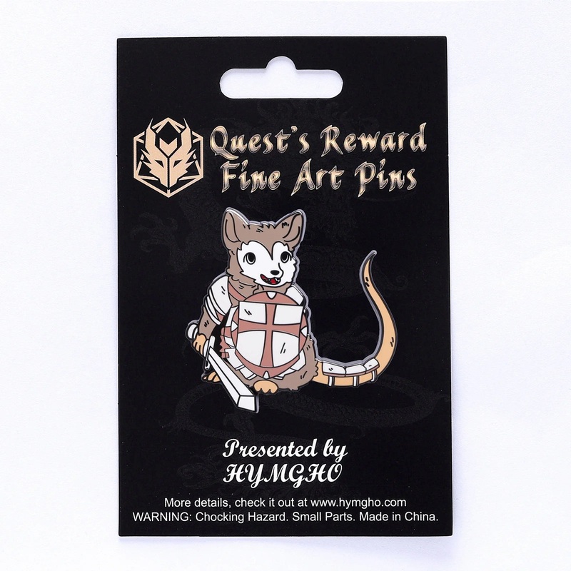 Enamel Pin: Opossum Fighter