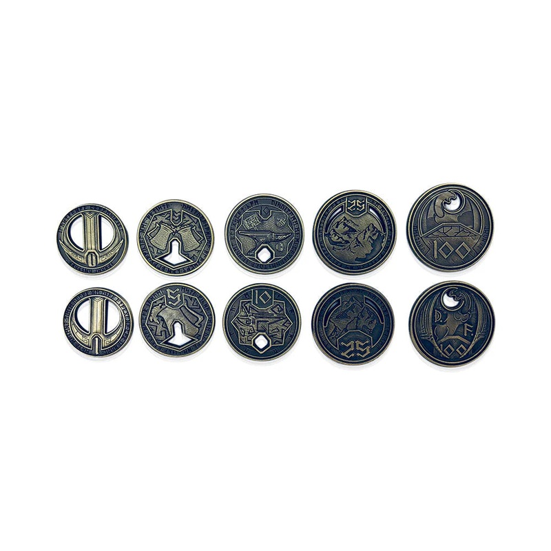 Adventure Coins Set of 10: Dwarven Metal
