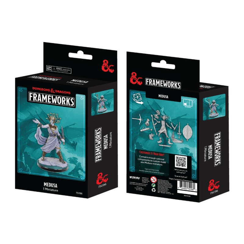 D&D Frameworks Mini (W02A) - Medusa