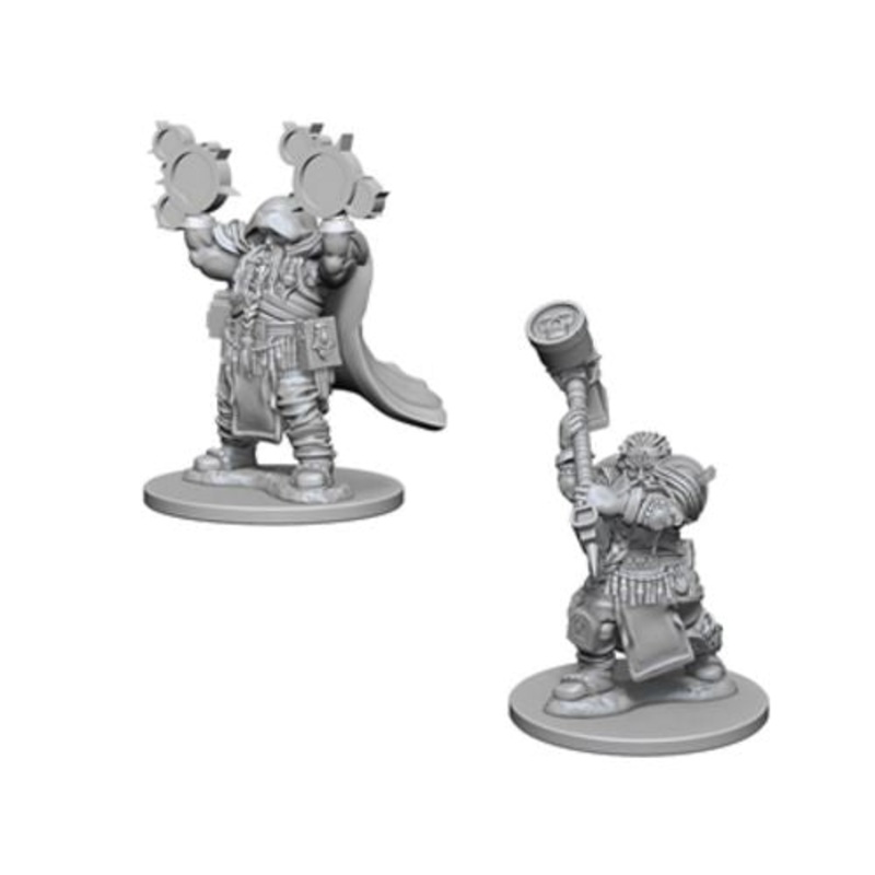 D&D Mini (W02): Male Dwarf Cleric