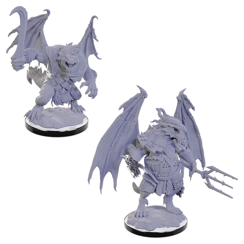 D&D Mini (W22): Draconian Foot Soldier & Mage
