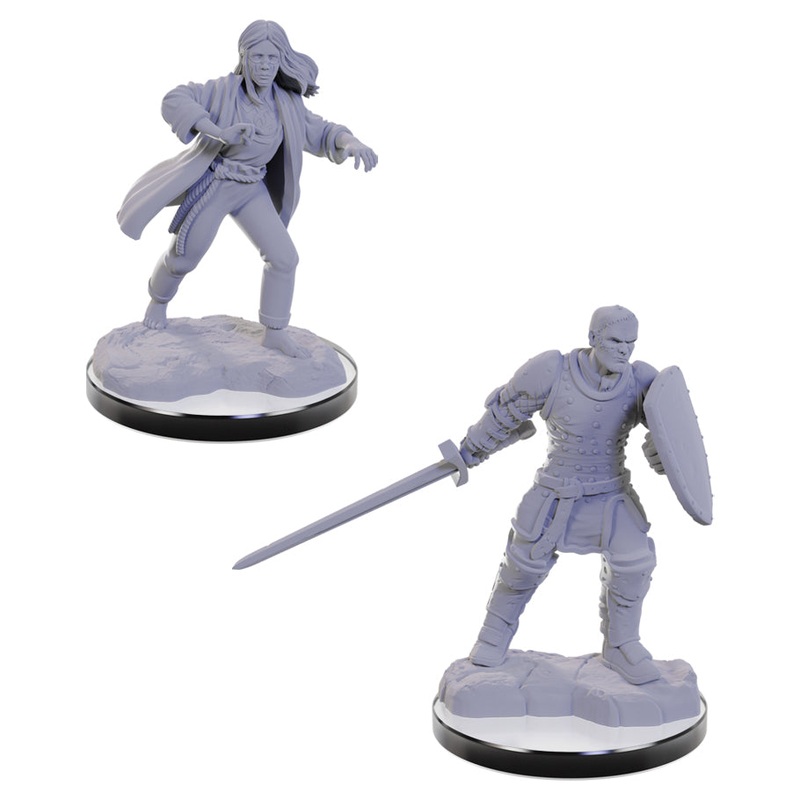 D&D Mini (W22): Reborn Paladin & Warlock
