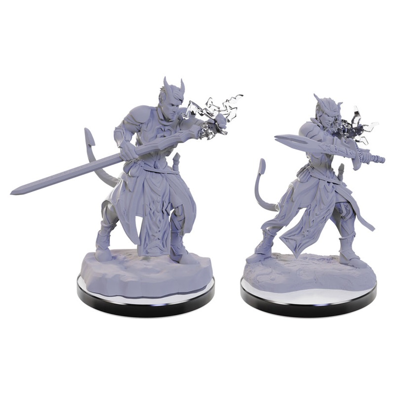 D&D Mini (W22): Tiefling Warlocks