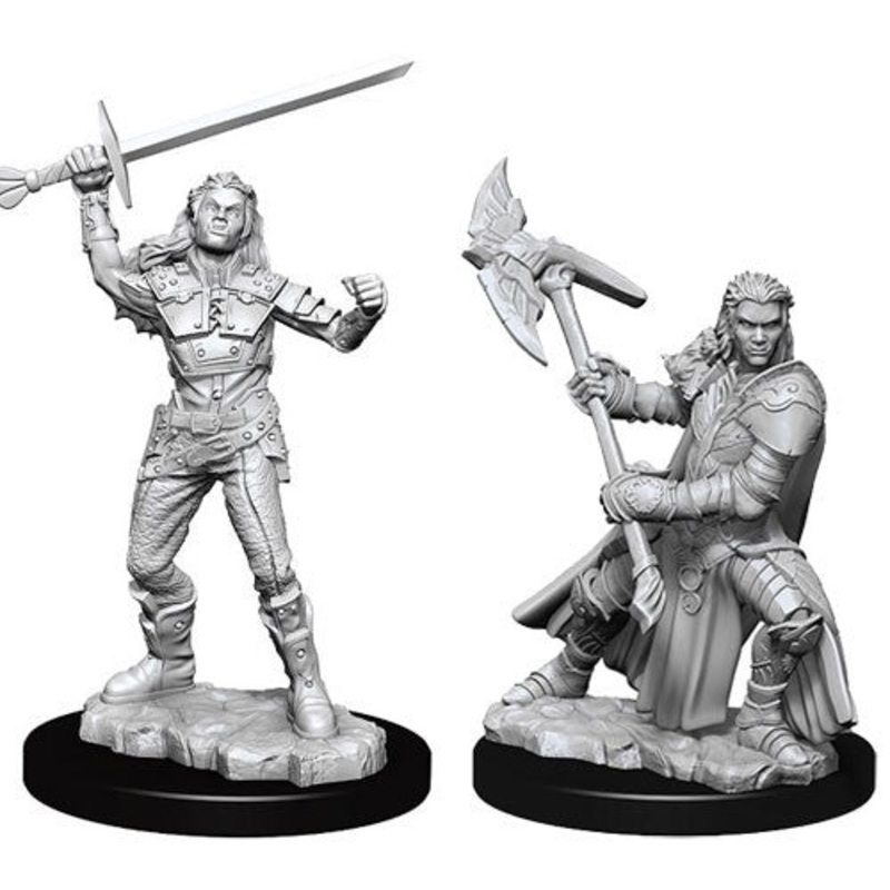 D&D Minis: Female Half-Orc Fighter (W7)
