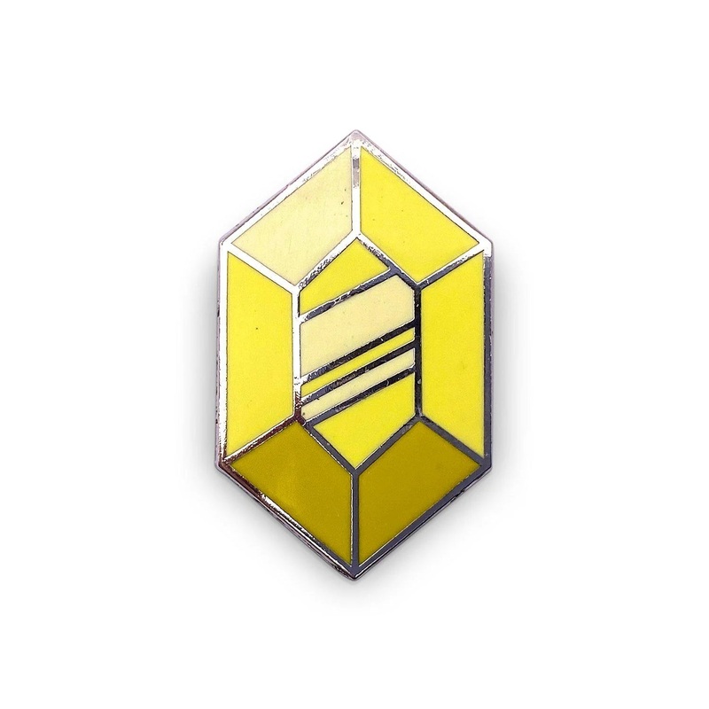 Enamel Pin: Yellow Gem