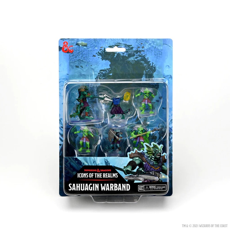Icons of the Realms Miniatures: Sahuagin Warband
