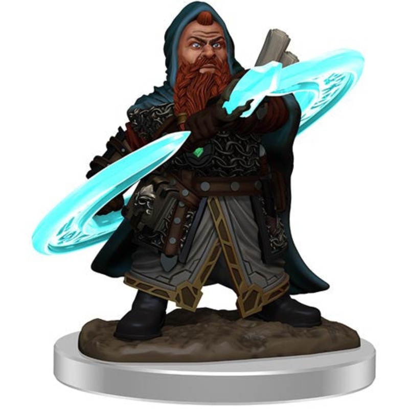 Pathfinder Painted Mini (W3): Male Dwarf Sorcerer