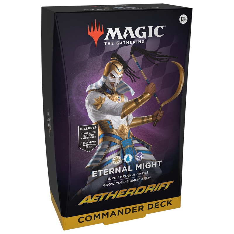 MTG Aetherdrift  Commander Deck: Eternal Might W/U/B