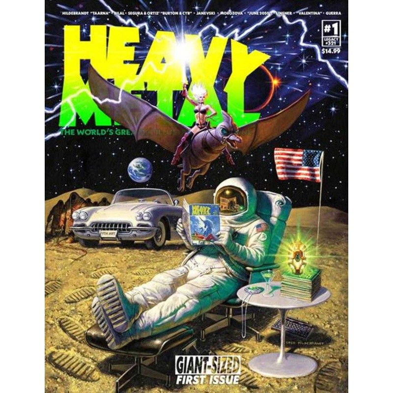 Heavy Metal Magazine #1 Cover A Greg Hildebrandt (Mature)