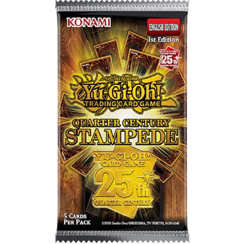 YuGiOh  Quarter Century Stampede  Single Booster