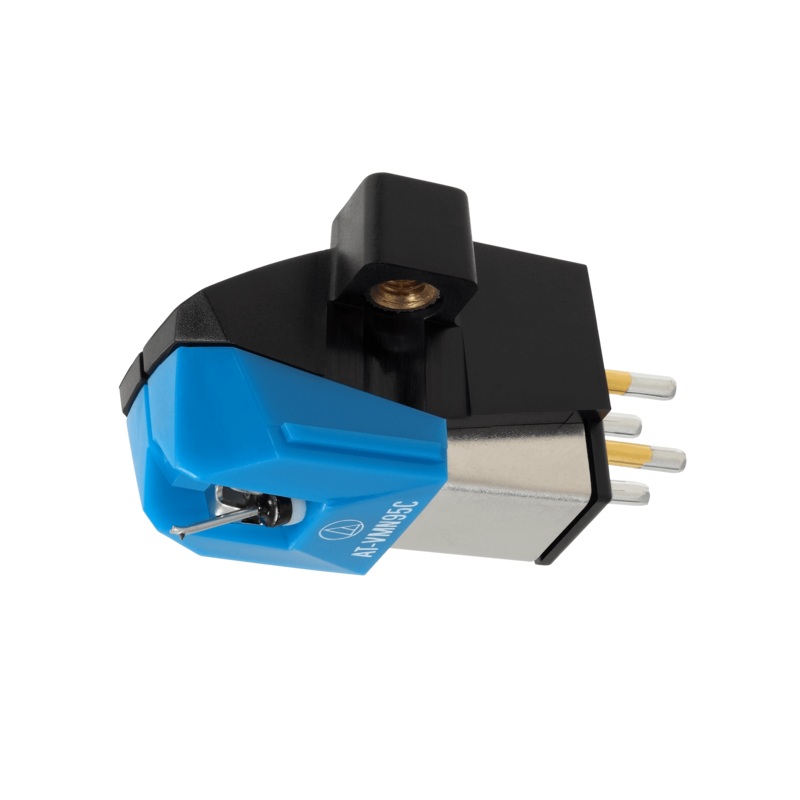 Audio-Technica AT-VM95C Dual Moving Magnet Blue Cartridge With Conical Stylus New