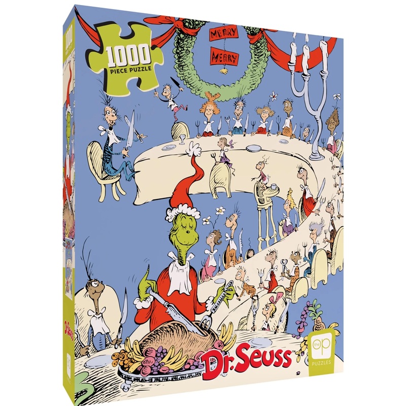 Dr. Seuss Grinch Feast 1000 Piece Puzzle New