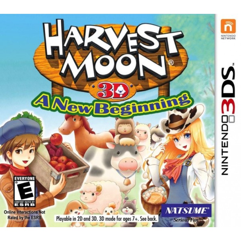 Harvest Moon A New Beginning 3DS Used Cartridge Only