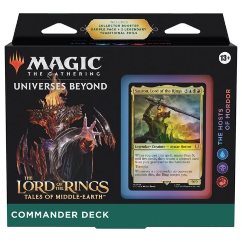 Magic Lord of the Rings Tales of Middle-Earth The Hosts Of Mordor Commander Deck